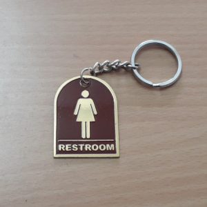 Brass-Etched Key Chains-Profile-Cut